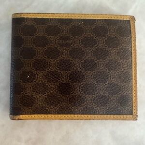 Celine Brown Leather Wallet